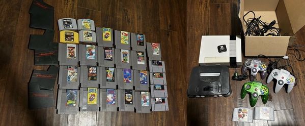 Super nintendo N64 & NES Games comes with sleeves too
