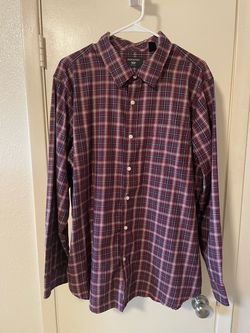 Dockers Men's Plaid Button-Down Shirt