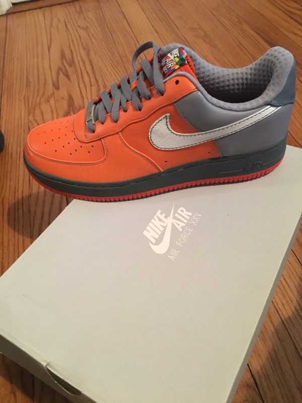 Nike Air Force 1 XXV City Series, Choz S Bronx Premium Orange Gauchos, 2007. Never Been Worn. Original Box included. Size 11