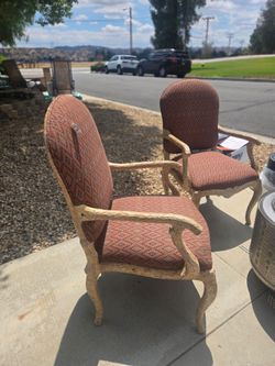 Country chairs deer bone look / African Safari