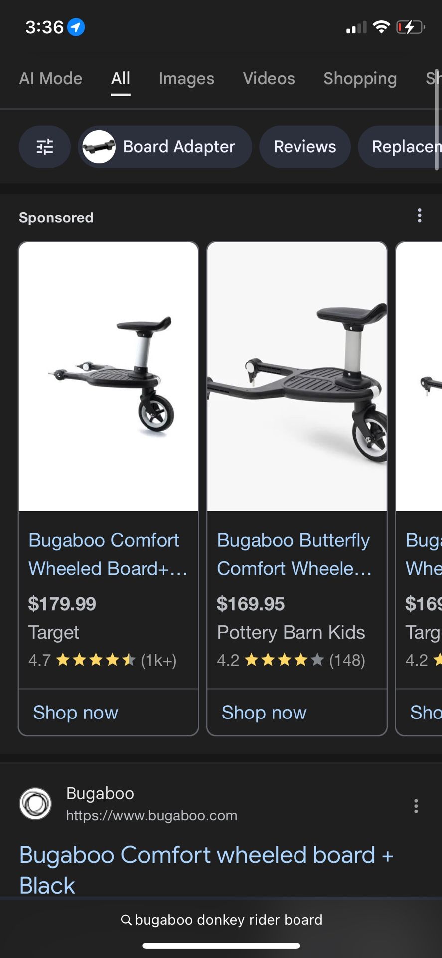Bugaboo Comfort Seat