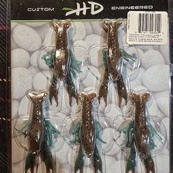 2 pks Crawfish Softbaits