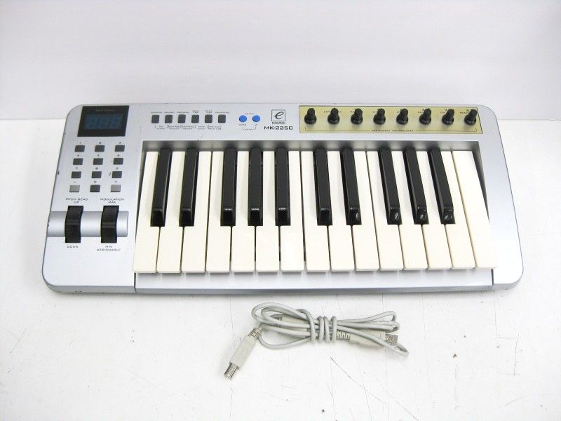 Evolution MK-225C 25 Key USB MIDI Keyboard Controller