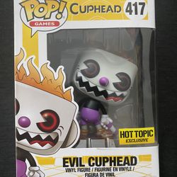 Funko Pop Games Evil Cuphead 417 Hot Topic Exclusive