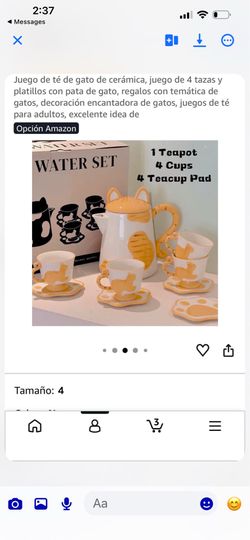 Cat tea set