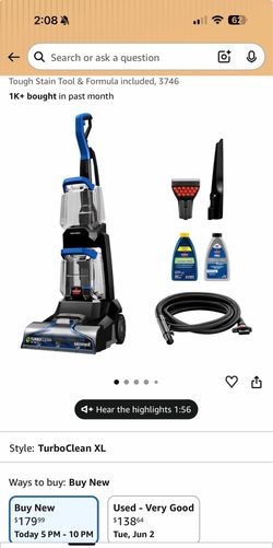 Brand new carpet cleaner