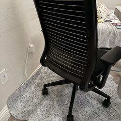 black Steelcase Think office chair for a very good price