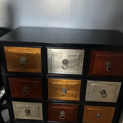 Wooden Drawer Storage Chest 