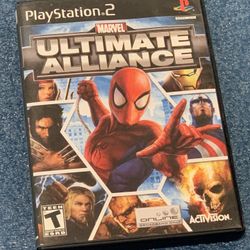 Playstation 2 PS2 Marvel Ultimate Alliance USED
