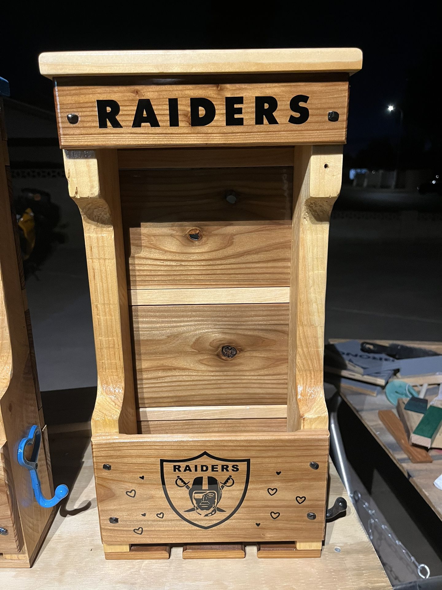 Raiders Mini Wine Rack 