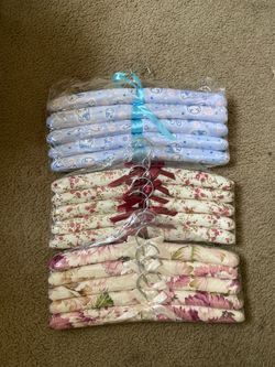 Brand New 3 Packs Soft Cushion Cloth Hangers, $3 each set