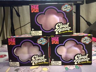 Nee Doh Cloud Pleaser Squish Toy – Lot of 3