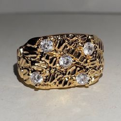 5X Gold Plated Ring For Men