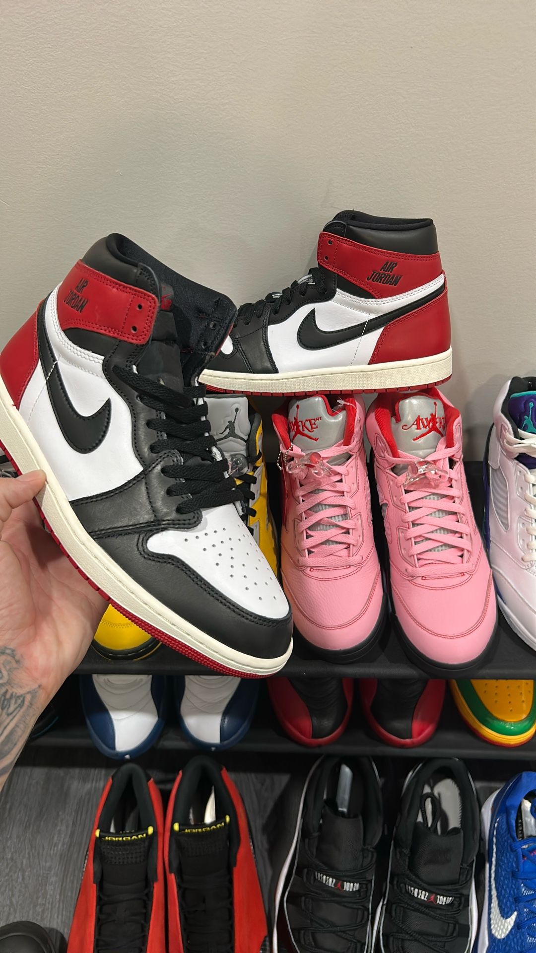 Air Jordan 1 “reimagined” black Toe Sz10.5