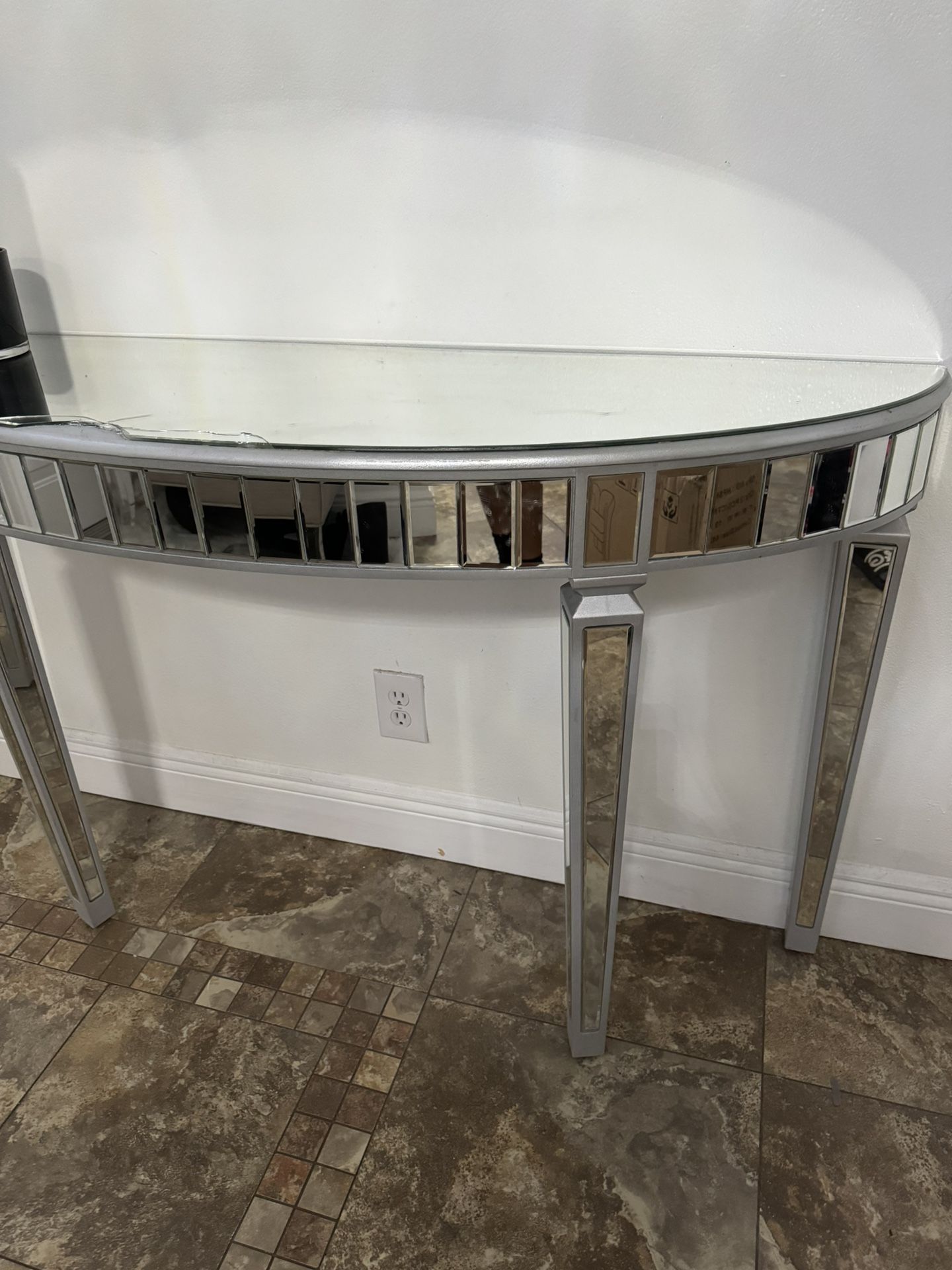 Mirror Console Table