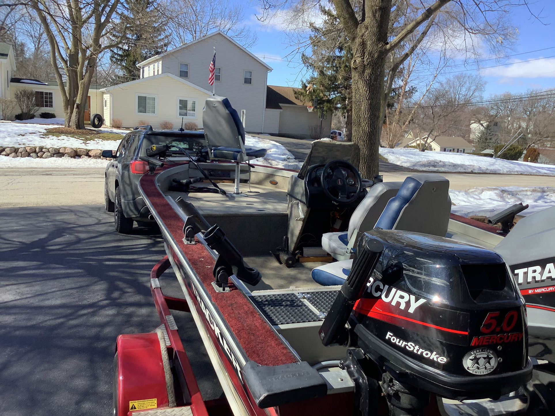 17DVSC with 60 ELPTO 1997 Tracker with a 2010 Phoenix Trailer for Sale ...