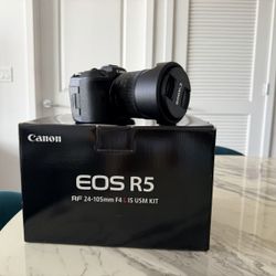 Canon EOS R5 Mirrorless Camera with RF 24-105mm 