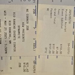 Aew 5 Tickets