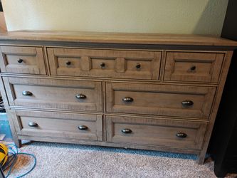 Solid wood dresser