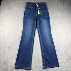 Halara Flex™ High Waisted Women’s S Petite Blue Wide Leg Washed Jeans NWT #7A