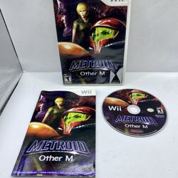 METROID OTHER M for Nintendo Wii (2010) CIB Complete Samus Tested Authentic 