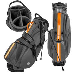 Ultra Lightweight Waterproof Golf Stand Bag with Rain Cover | Full-Length, 6 Pockets with Magnetic Access & Dual X-Strap | Easy-Carry for Men & Women