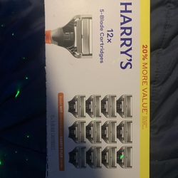 Harry’s EXTENDO 12 PACK -Limited Edition- 12 of these 5 stainless steel blades razors that will last for double as your other and is stronger and safe