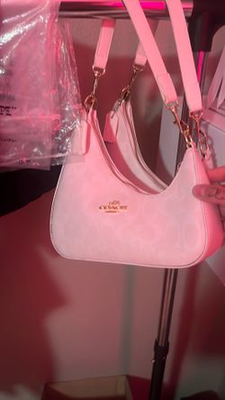 Coach white Signature Shoulder Bag