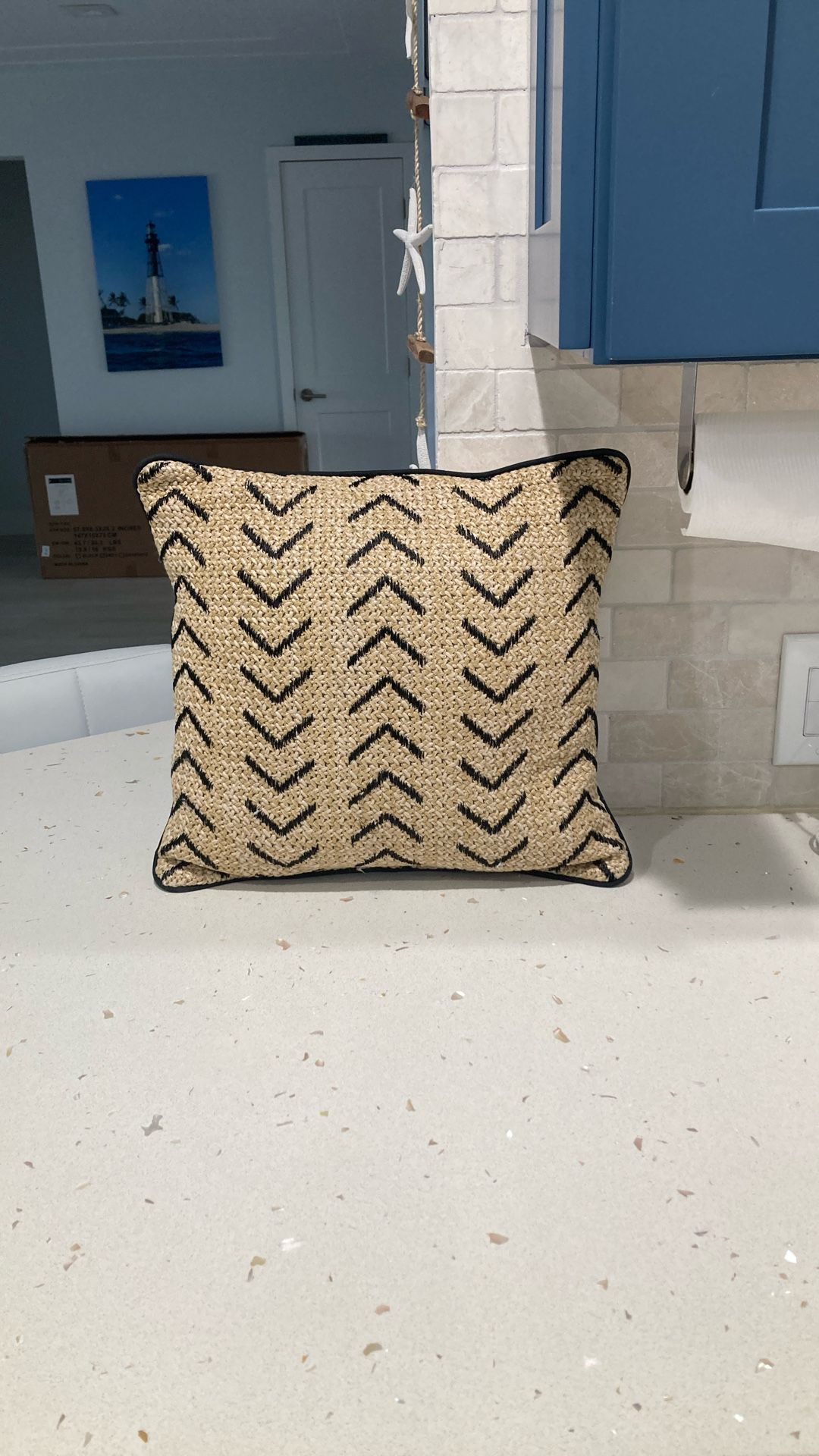 Origin 21 Raffia Throw Pillow