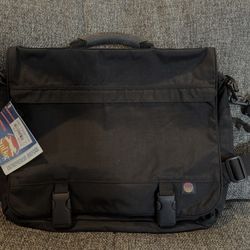 New With Tags Vintage 90s Y2K SUNDOG Briefcase Messenger Bag MADE IN SEATTLE USA