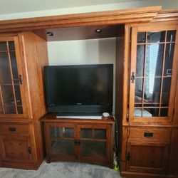 Oak Entertainment Center