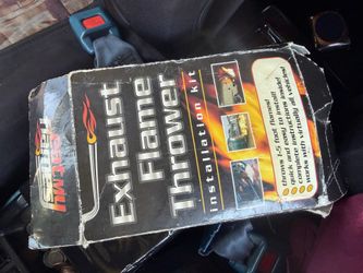 Exhaust flame kit