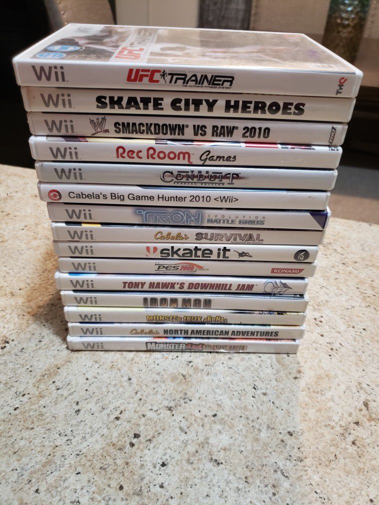 Nintendo Wii Games.  Great Condition 