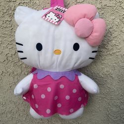 Hello Kitty Plush Backpack 