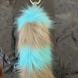 Zara Bag Accessory Fluffy Keychain