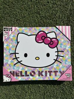 Hello Kitty Wall Art (Valentines Gift) 