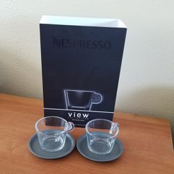 In portemonnee sociaal Nespresso 2 view cappuccino cups and 2 saucers for Sale in Vancouver, WA -  OfferUp