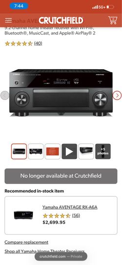 Yamaha RX – A2080