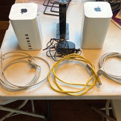 2 Apple Extreme Routers With Netgear Cox Cable Modem