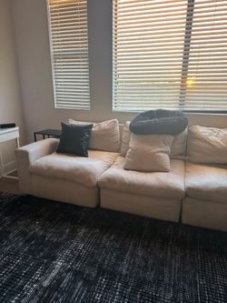 Cream sectional sofa – MUST GO THIS WEEKEND