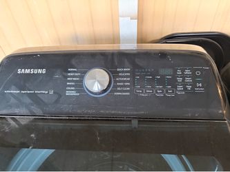 Samsung smart washer and dryer large capacity