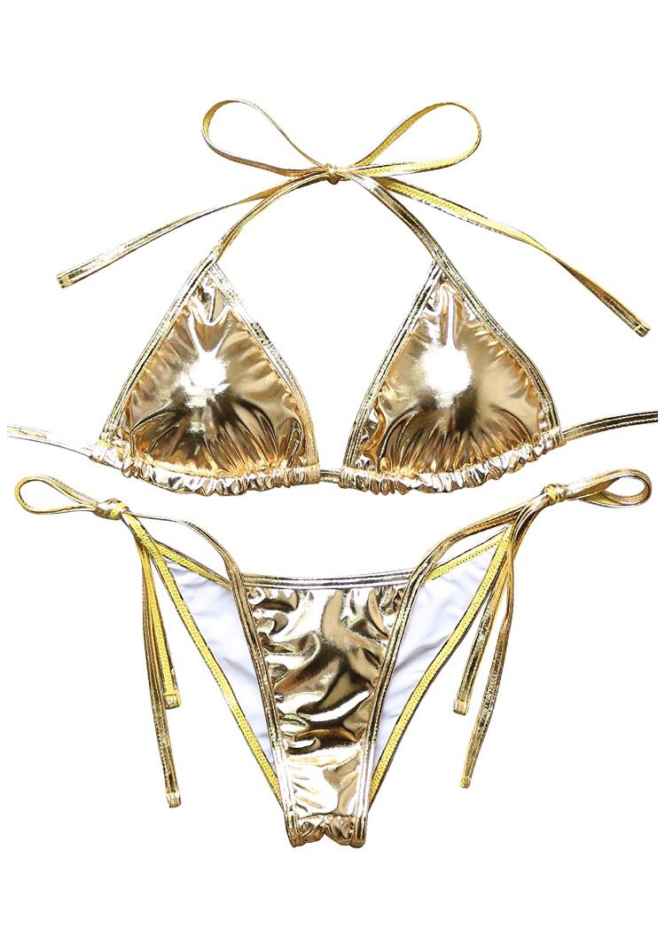 Tiana- Metallic Two Piece Swimsuit (More Colors) for Sale in Woodlawn ...
