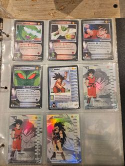 Dragon ball z saiyan saga score cards binder