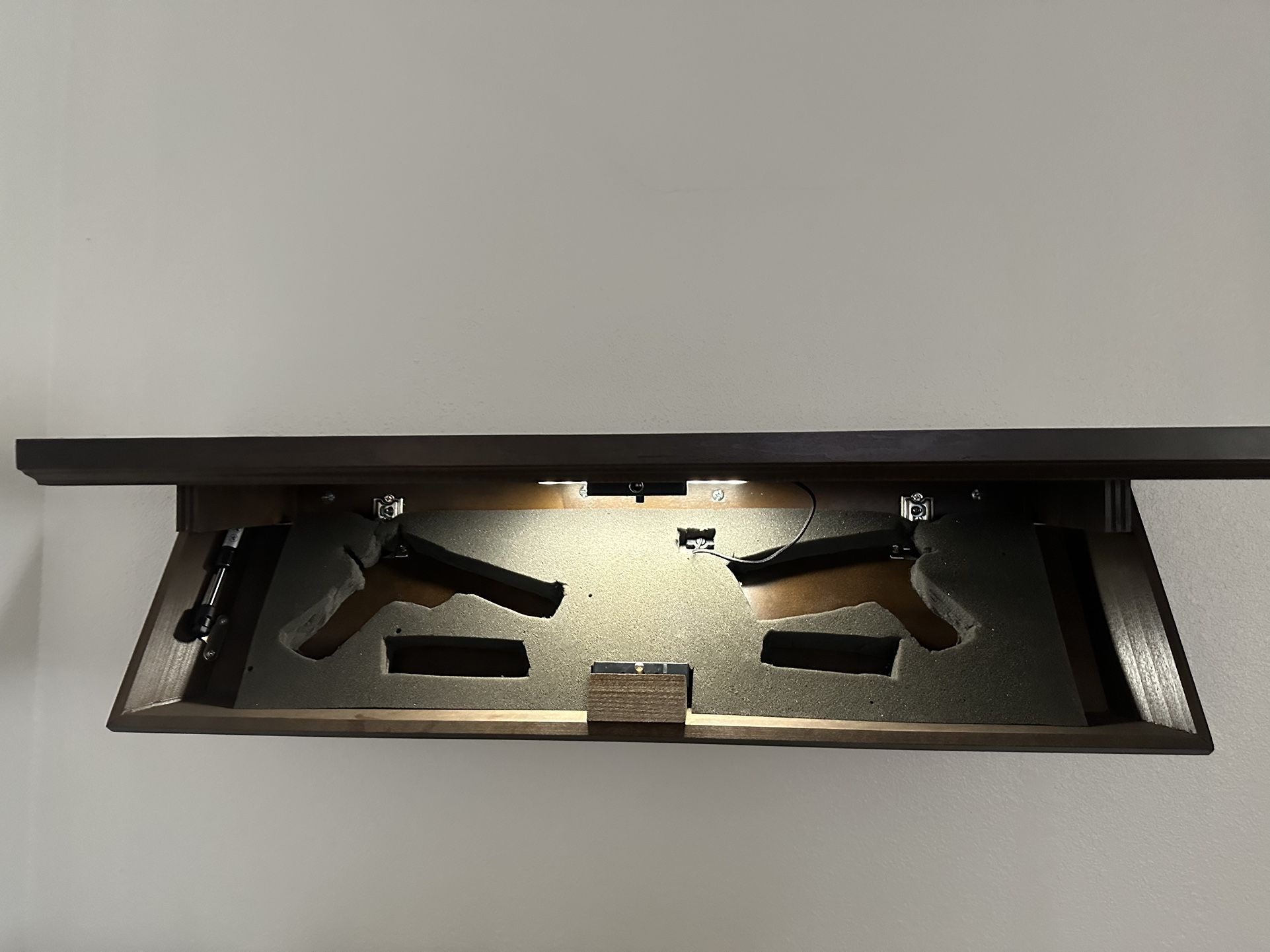 Shelf With Gun Storage
