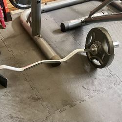 Olympic Curl bar, 350lb Max Weight Limit