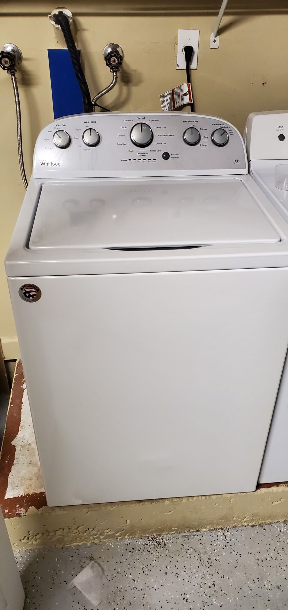 Whirlpool washer washing machine