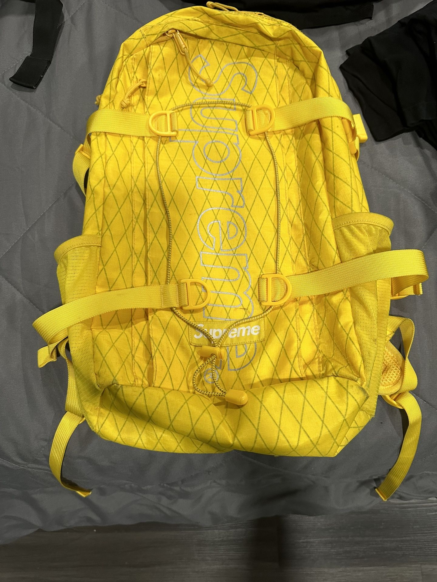 Supreme Yellow Backpack 