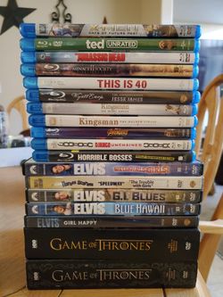 Blu-Rays And DVDs