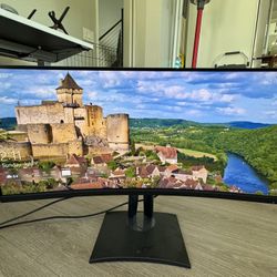 FS: VP3481a - 34" ColorPro™ 21:9 Curved UWQHD Monitor with 100Hz, FreeSync, 90W USB C, RJ45 and sRGB