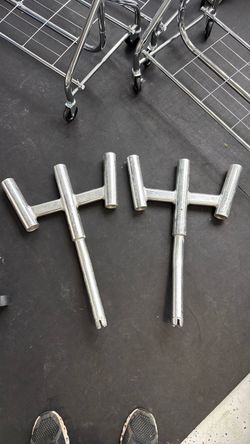 Rod holder tridents aluminum
